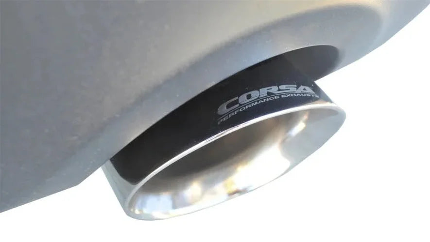 Corsa 2011-2024 Dodge Durango 5.7L V8 Polished Sport Dual Rear Cat-Back Exhaust - Detail View