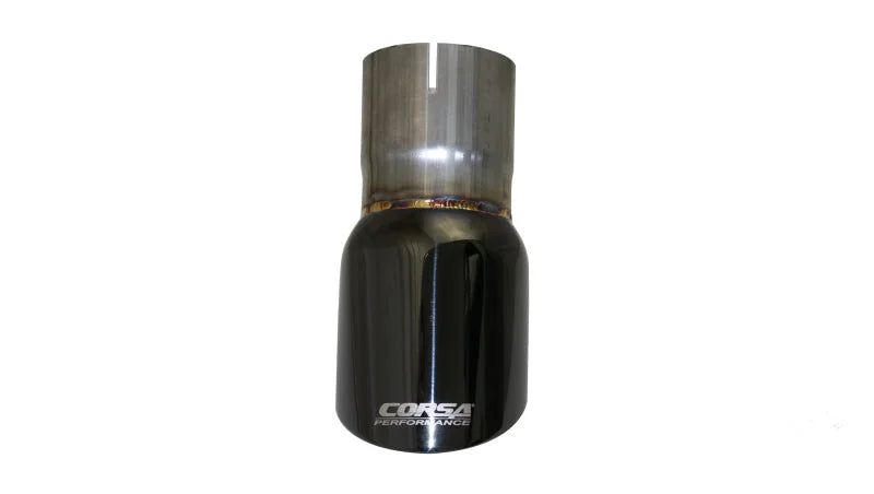 Corsa Single Universal 2.75in Inlet / 3.5in Outlet Black PVD Pro-Series Tip Kit - Main Product View