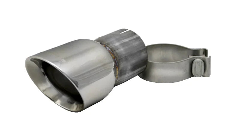 Corsa Single Universal 2.75in Inlet / 3.5in Outlet Polished Pro-Series Tip Kit - Detail View