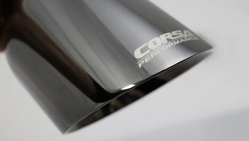 Corsa Single Universal 2.75in Inlet / 4.5in Outlet Black PVD Pro-Series Tip Kit - Main Product View