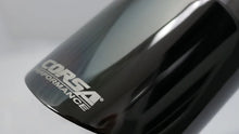 Load image into Gallery viewer, Corsa Single Universal 2.75in Inlet / 4in Outlet Black PVD Pro-Series Tip Kit - Side View