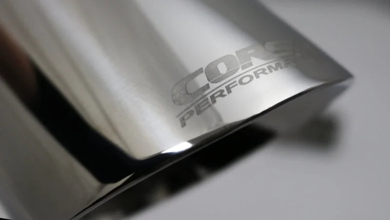 Corsa Single Universal 2.75in Inlet / 4in Outlet Polished Pro-Series Tip Kit - Side View