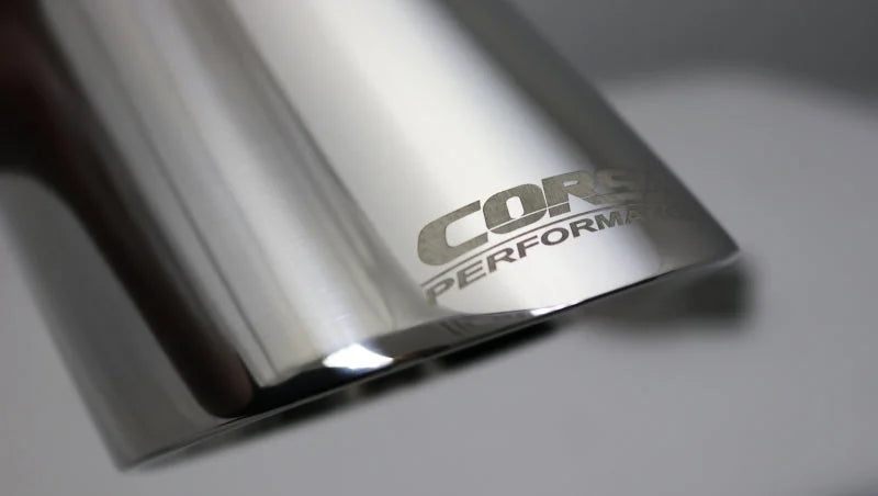 Corsa Single Universal 3.0in Inlet / 4in Outlet Polished Pro-Series Tip Kit - Main Product View