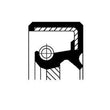 Load image into Gallery viewer, Corteco Crankshaft Seal 19027858B fits 2004 Mini Cooper / 2008 Mini Cooper Salt