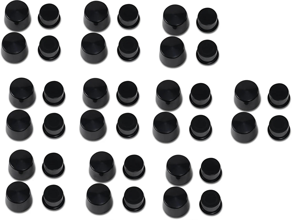 Cover - Bolt - Deep - Hex - Black DragSpecialties 352090 - Main Product View