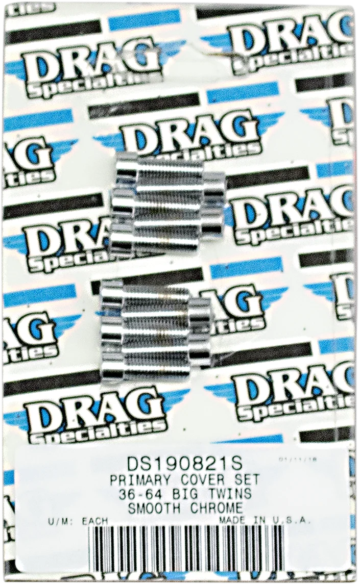 Cover Bolts - Socket - Head Primary - Big Twin DragSpecialties MK159 - Back View