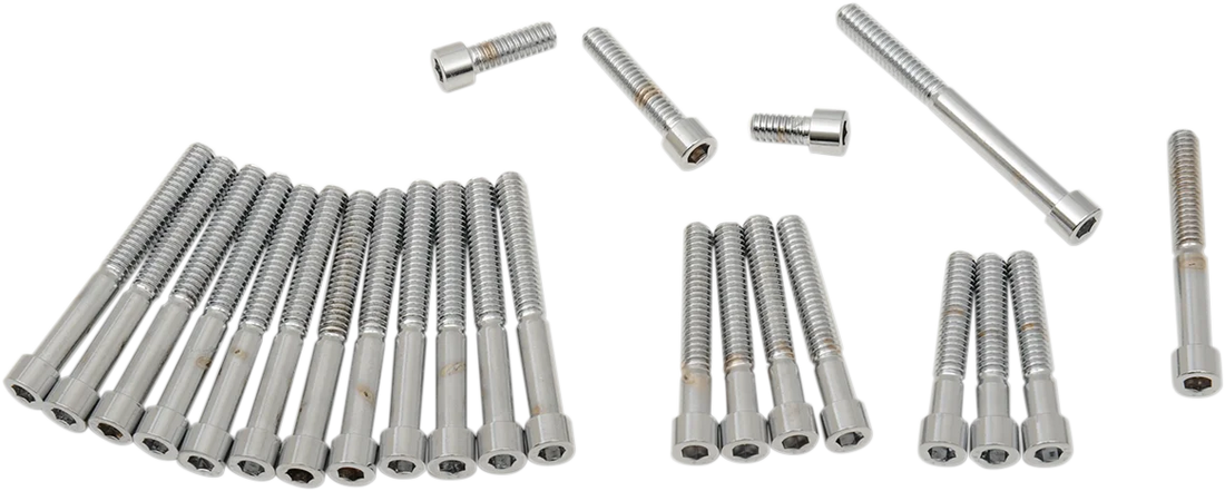 Cover Bolts - Socket-Head - Side - XL DragSpecialties MK161 - Back View