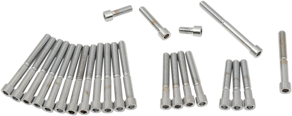 Cover Bolts - Socket-Head - Side - XL DragSpecialties MK161 - Back View
