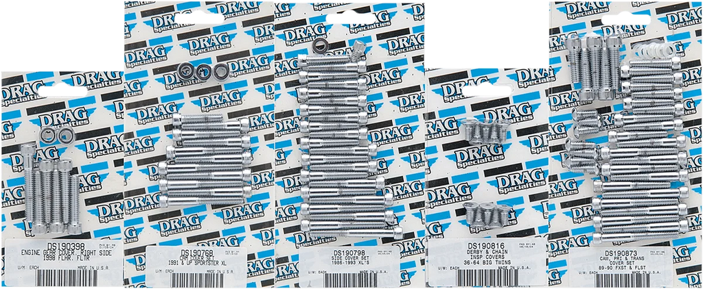 Cover Screws - Derby/Inspection DragSpecialties MK157 - Side View