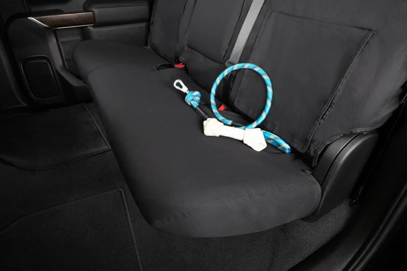 Covercraft 22-24 Chevrolet Silverado Polycotton SeatSaver Custom Front Row Seat Covers - Charcoal - Main Product View