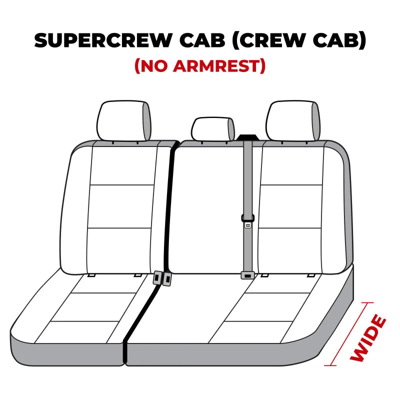 Covercraft Carhartt Camo SeatSaver Custom Second Row Seat Covers - Side View