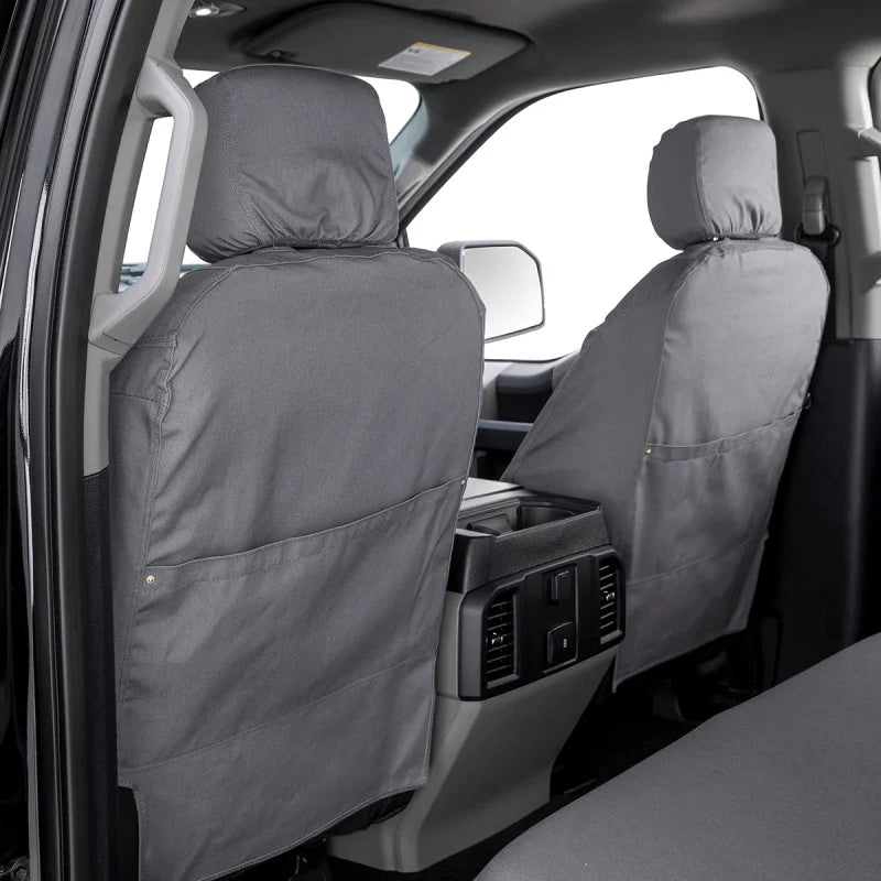 Covercraft Carhartt SeatSaver Custom Front Row Seat Covers fits 2026 Jeep Wrangler 2-Door (mt), Rubicon - Back View