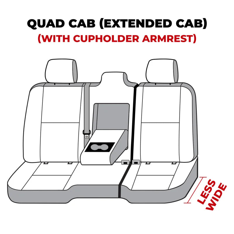 Covercraft Carhartt SeatSaver Custom Second Row Seat Covers - Side View