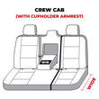 Load image into Gallery viewer, Covercraft Carhartt SeatSaver Custom Second Row Seat Covers - Installation View