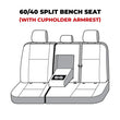 Load image into Gallery viewer, Covercraft Carhartt SeatSaver Custom Second Row Seat Covers - Installation View