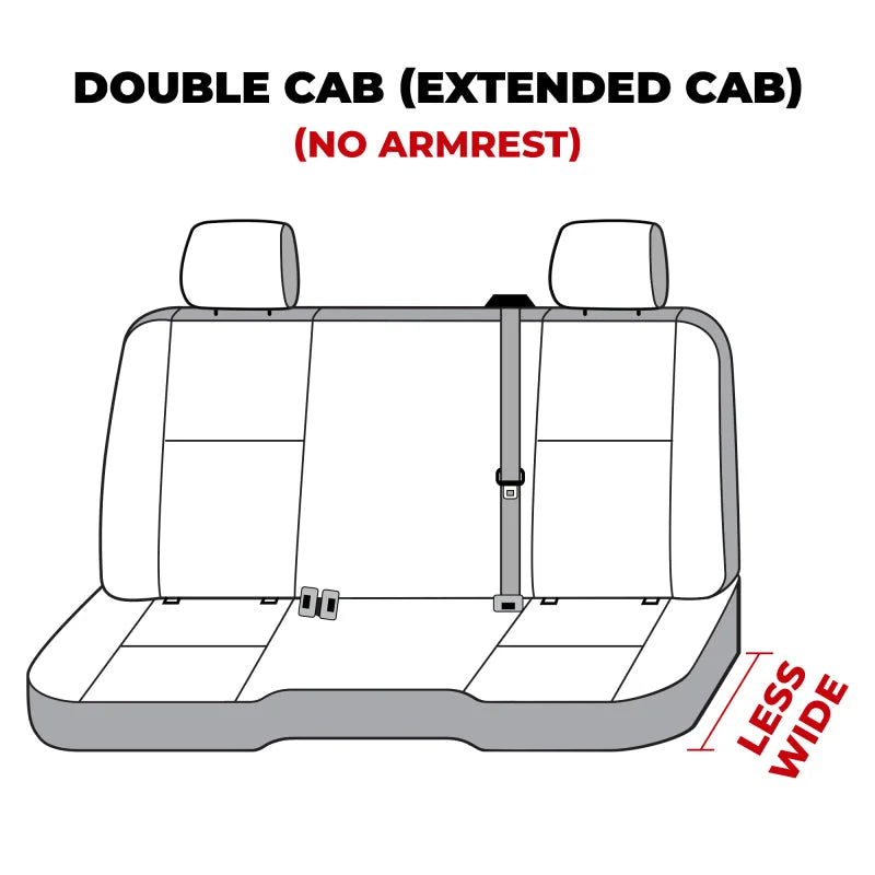 Covercraft Carhartt SeatSaver Custom Second Row Seat Covers Gravel fits 2014-2019 Chevrolet Silverado 1500 / 2015-2019 Che...