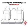 Load image into Gallery viewer, Covercraft Carhartt SeatSaver Custom Second Row Seat Covers Gravel fits 2019-2026 Ram 1500 / 2019 2020 Ram 1500 LARAMIE / ...