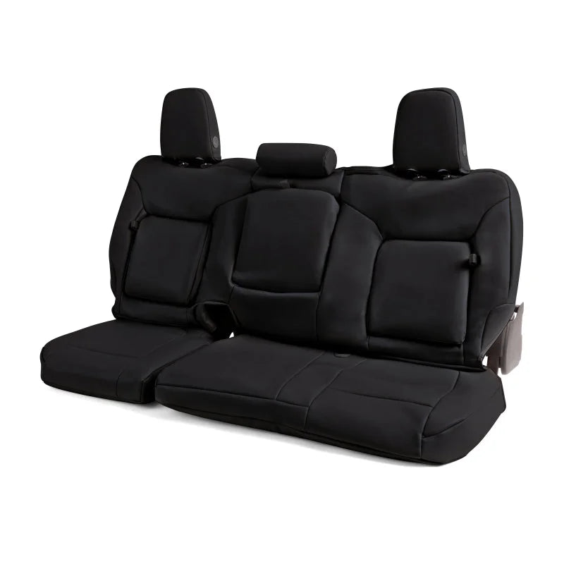 Covercraft Leatherette PrecisionFit Custom Second Row Seat Covers Black fits 2019-2026 Chevrolet Silverado 1500 / 2020-202...