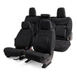 Load image into Gallery viewer, Covercraft Leatherette PrecisionFit Custom Second Row Seat Covers Black fits 2019-2026 Chevrolet Silverado 1500 / 2020-202...