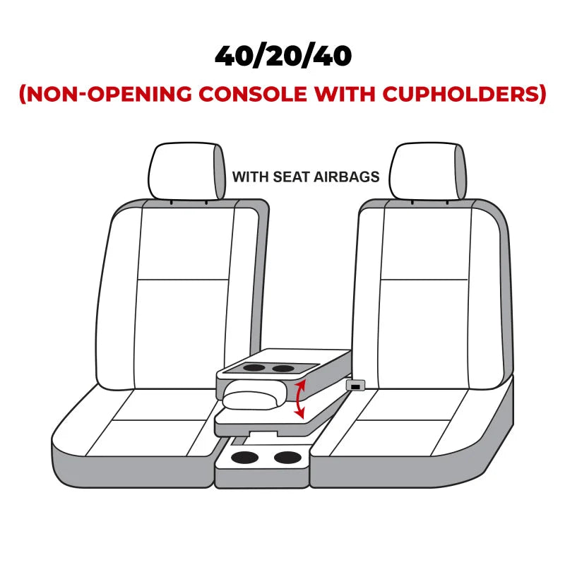 Covercraft Polycotton SeatSaver Custom Front Row Seat Covers - Main Product View