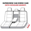 Load image into Gallery viewer, Covercraft Polycotton SeatSaver Custom Second Row Seat Covers - Detail View