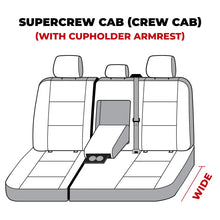 Load image into Gallery viewer, Covercraft Polycotton SeatSaver Custom Second Row Seat Covers - Detail View