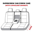 Load image into Gallery viewer, Covercraft Polycotton SeatSaver Custom Second Row Seat Covers - Side View