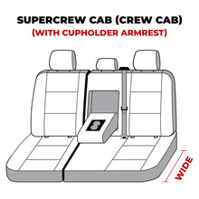 Load image into Gallery viewer, Covercraft Polycotton SeatSaver Custom Second Row Seat Covers - Side View