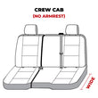 Load image into Gallery viewer, Covercraft Polycotton SeatSaver Custom Second Row Seat Covers Charcoal fits 2014-2018 Chevrolet Silverado 1500 / 2015-2019...