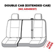 Load image into Gallery viewer, Covercraft Polycotton SeatSaver Custom Second Row Seat Covers Charcoal fits 2014-2019 Chevrolet Silverado 1500 / 2015-2019...