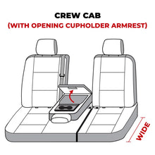 Load image into Gallery viewer, Covercraft Polycotton SeatSaver Custom Second Row Seat Covers Charcoal fits 2024-2026 Ram 1500 / 2019-2026 Ram 1500 LARAMI...