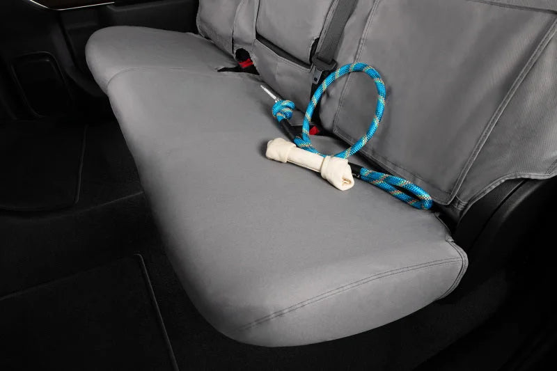 Covercraft Polycotton SeatSaver Custom Second Row Seat Covers Grey fits 2011-2018 Ram 1500 / 2014 2015 Ram 1500 LARAMIE / ...