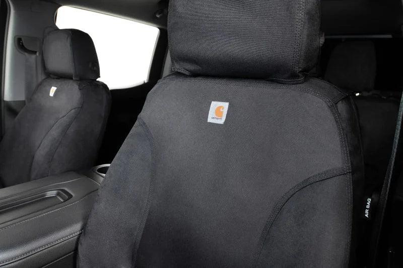 Covercraft SuperCrew Carhartt Super Dux SeatSaver Cust Front Row Seat Covers - Side View