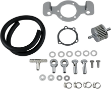 Load image into Gallery viewer, Crankcase Breather with Support Bracket Kit - Sportster DragSpecialties 120087-BC514 - Main Product View
