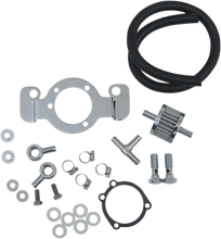 Load image into Gallery viewer, Crankcase Breather with Support Bracket Kit - Sportster DragSpecialties 120087-BC514 - Side View