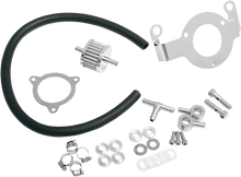 Load image into Gallery viewer, Crankcase Breather with Support Bracket Kit - Sportster DragSpecialties 120179 - Side View