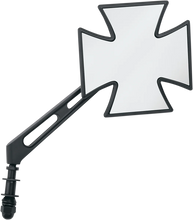 Load image into Gallery viewer, Cross Mirror - Air Stem - Black DragSpecialties M60-6509 - Main Product View