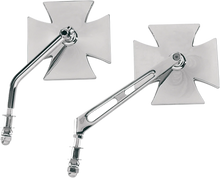 Load image into Gallery viewer, Cross Mirror - Air Stem - Black DragSpecialties M60-6509 - Side View