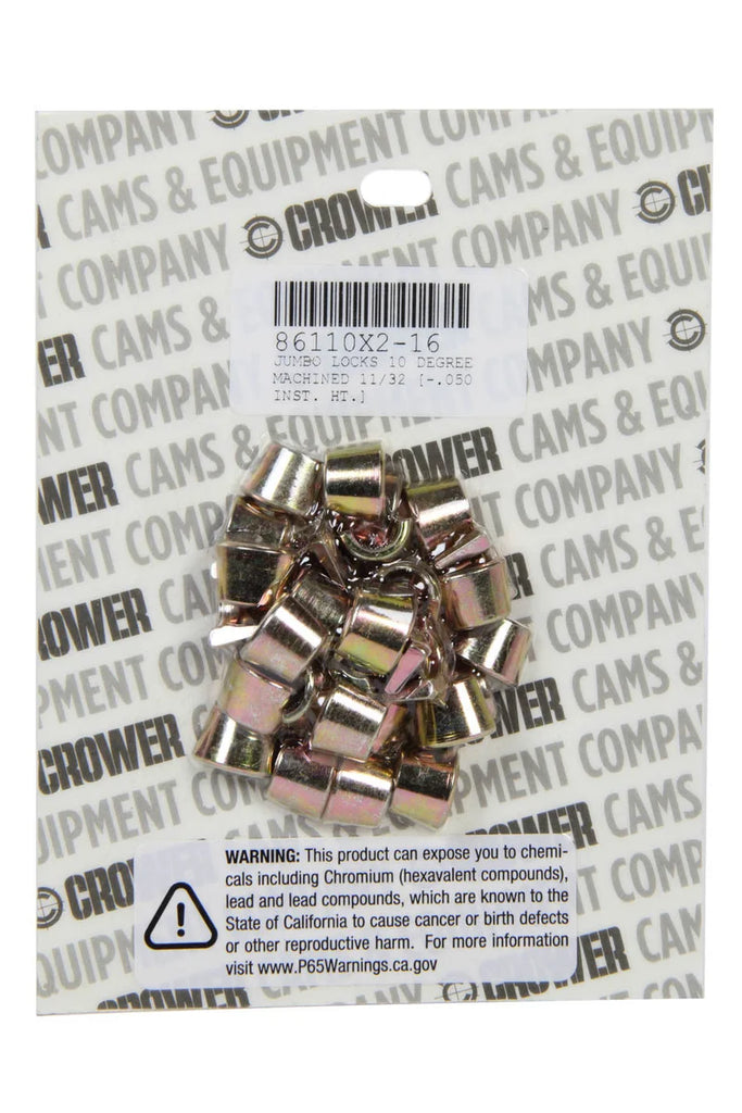 Crower Cams Valve Locks - 10 Degree  -.050 86110X2-16