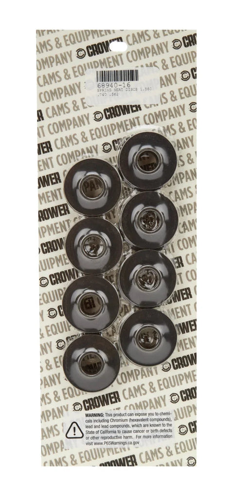 Crower Cams Valve Spring Seat Cups - 1.560 68940-16