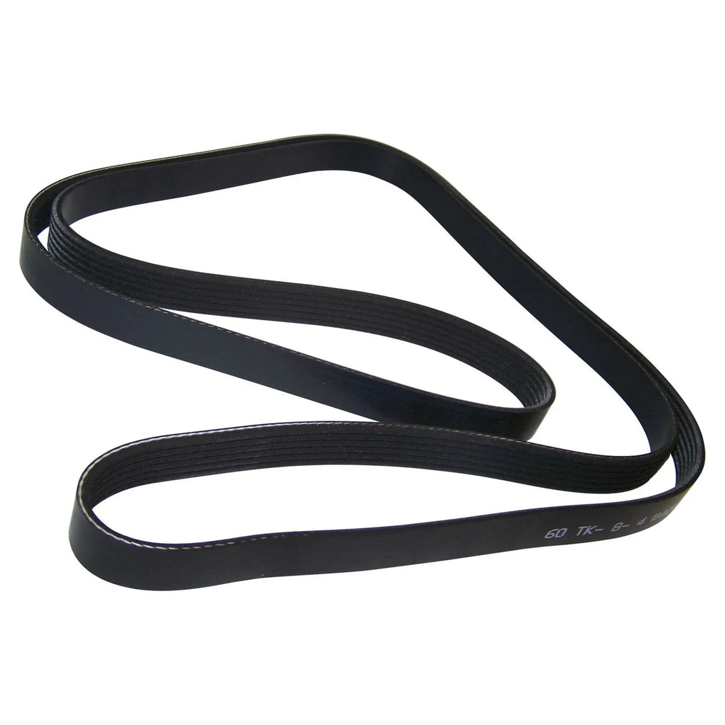Crown Automotive Jeep Replacement Accessory Drive Belt for Various Jeep Vehicles w/ A/C; 91" Long, 6 Ribs 53011035
