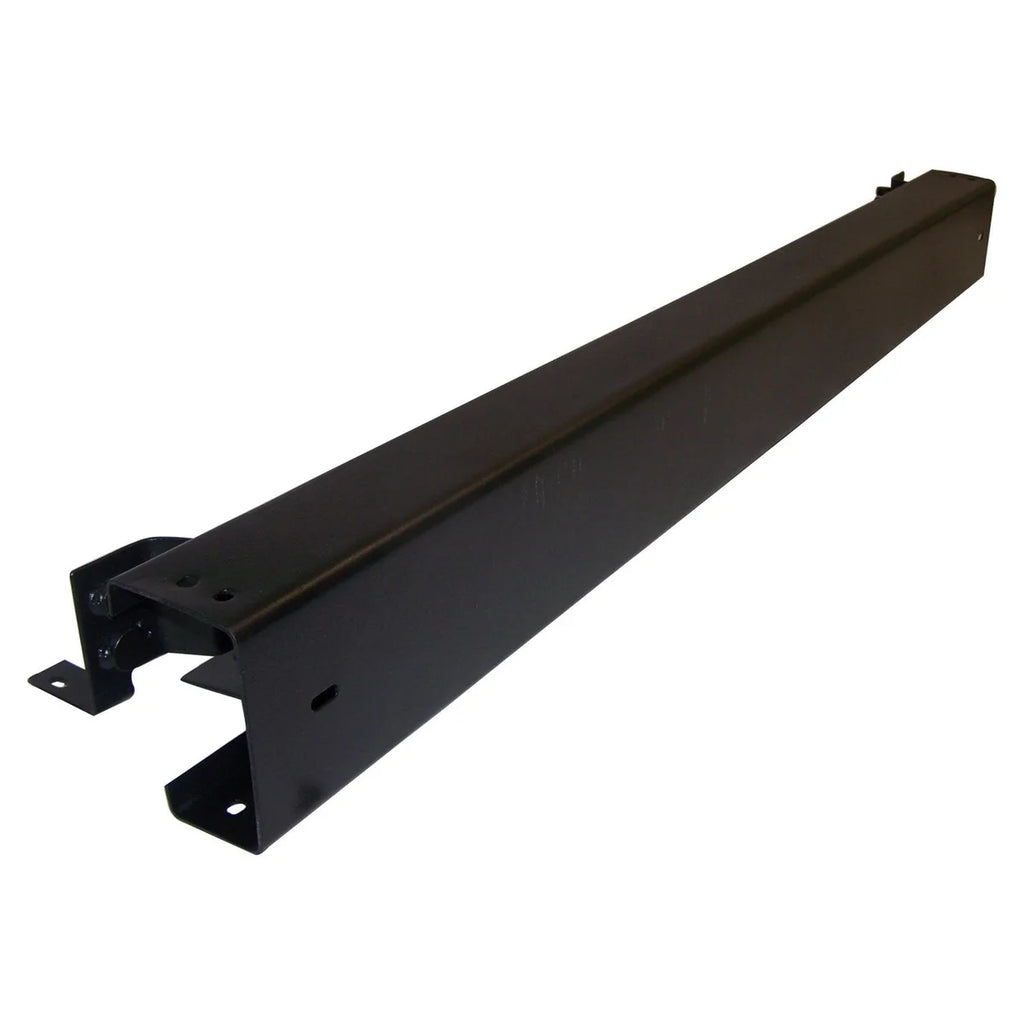 Crown Automotive Jeep Replacement Black Rear Bumper for 1997-2006 Jeep TJ Wrangler; USA Only 5ED18T3X - Main Product View