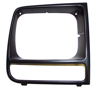 Crown Automotive Jeep Replacement Black Right Headlight Bezel for 97/01 XJ Cherokee 55055136