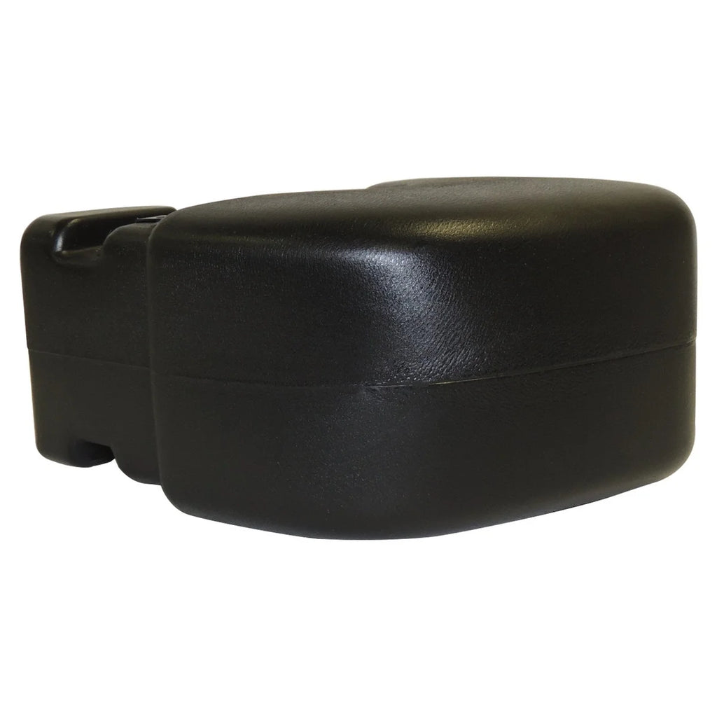 Crown Automotive Jeep Replacement Black Right Rear Bumper End Cap for 1997-2006 Jeep TJ Wrangler, USA Only 55155760AB