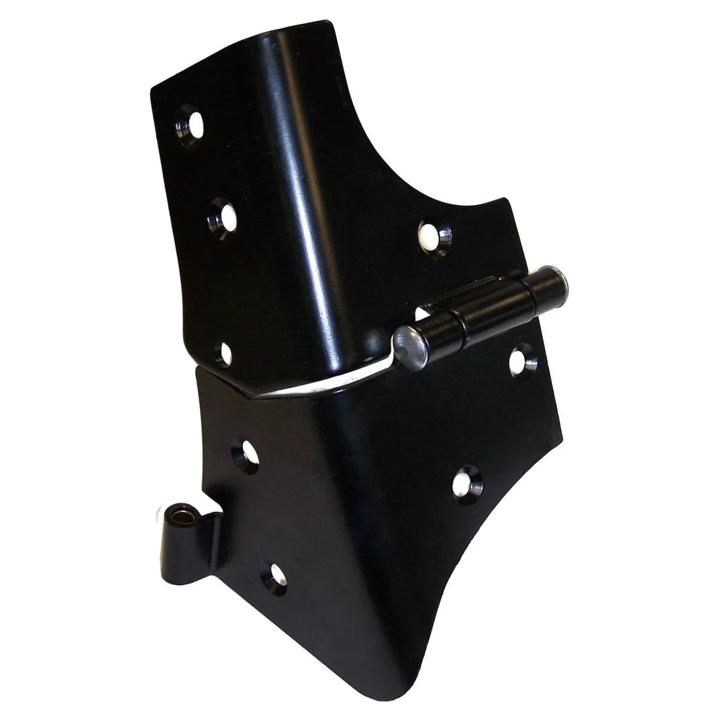 Crown Automotive Jeep Replacement Black Right Windshield Hinge for Jeep TJ Wrangler 55075702AH