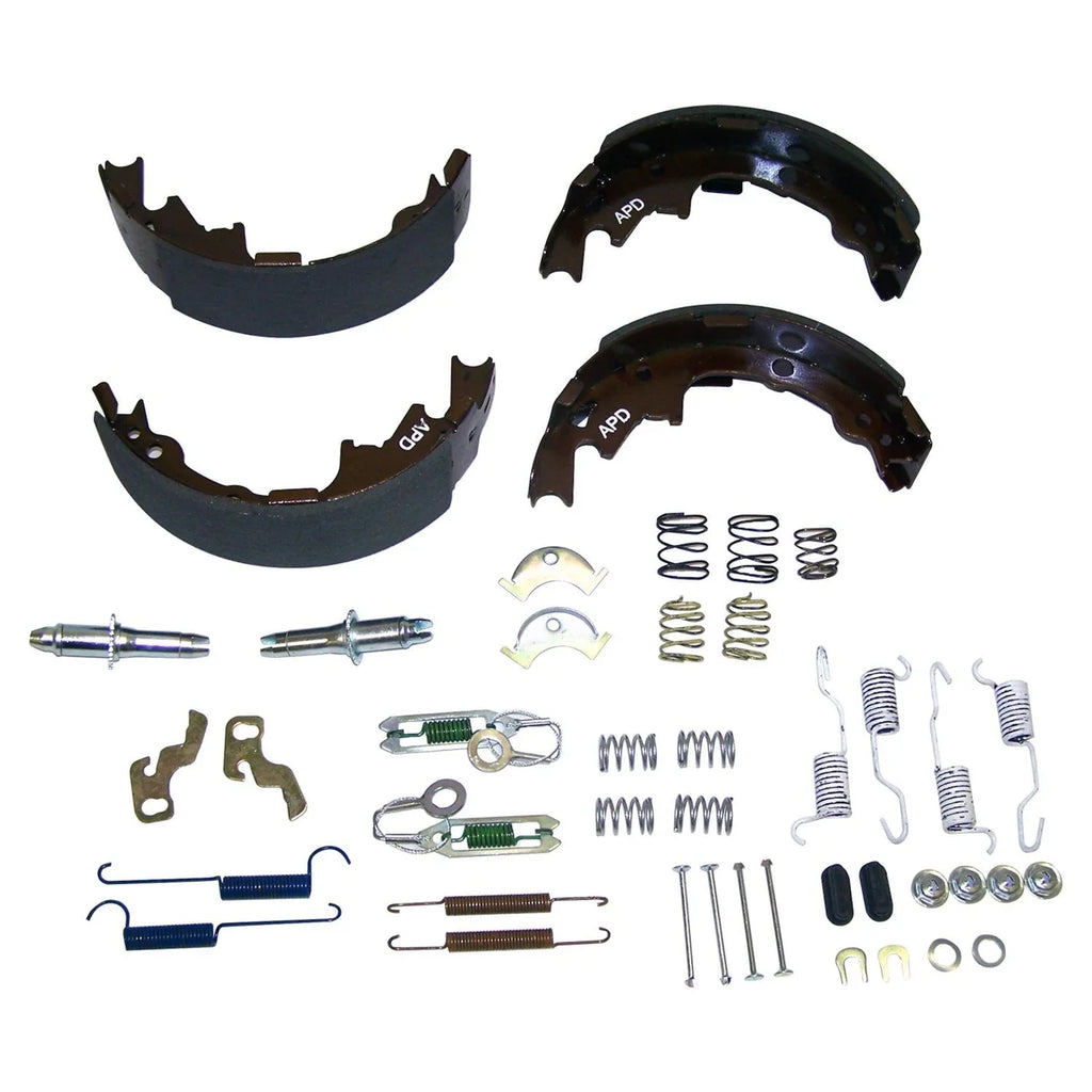 Crown Automotive Jeep Replacement Brake Shoe Service Kit, Rear, w/ 9" x 2-1/2" Brakes 5019536MK