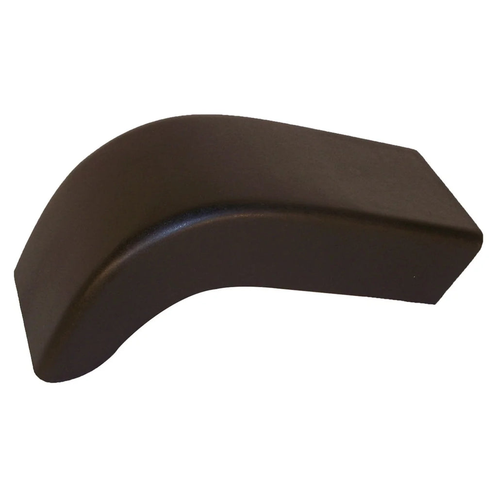 Crown Automotive Jeep Replacement Bumper End Cap, Left or Right Front, Black 52040027