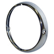 Load image into Gallery viewer, Crown Automotive Jeep Replacement Chrome Left or Right Headlight Bezel for 1946-71 Jeep &amp; Willys Vehicles J0649518