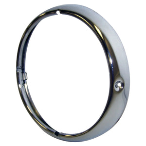 Crown Automotive Jeep Replacement Chrome Left or Right Headlight Bezel for 1946-71 Jeep & Willys Vehicles J0649518