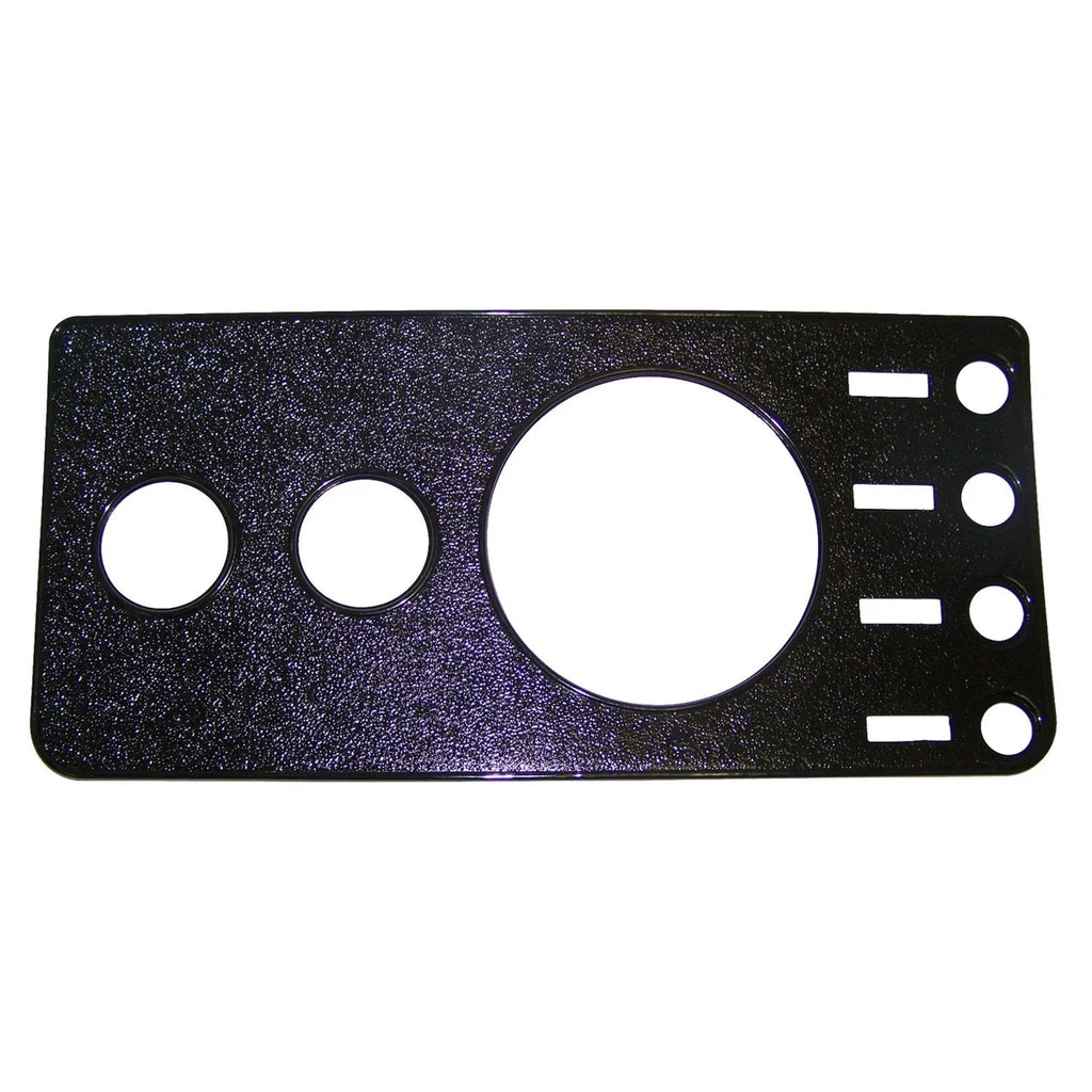 Crown Automotive Jeep Replacement Dash Overlay Panel, Black Textured, w/o Radio Hole for 1976-86 Jeep CJ-5, 7, 8 5457117NR